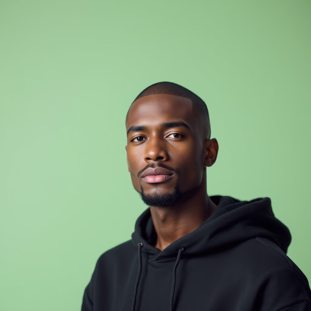 [headshot] image of customer (for a tattoo studio)